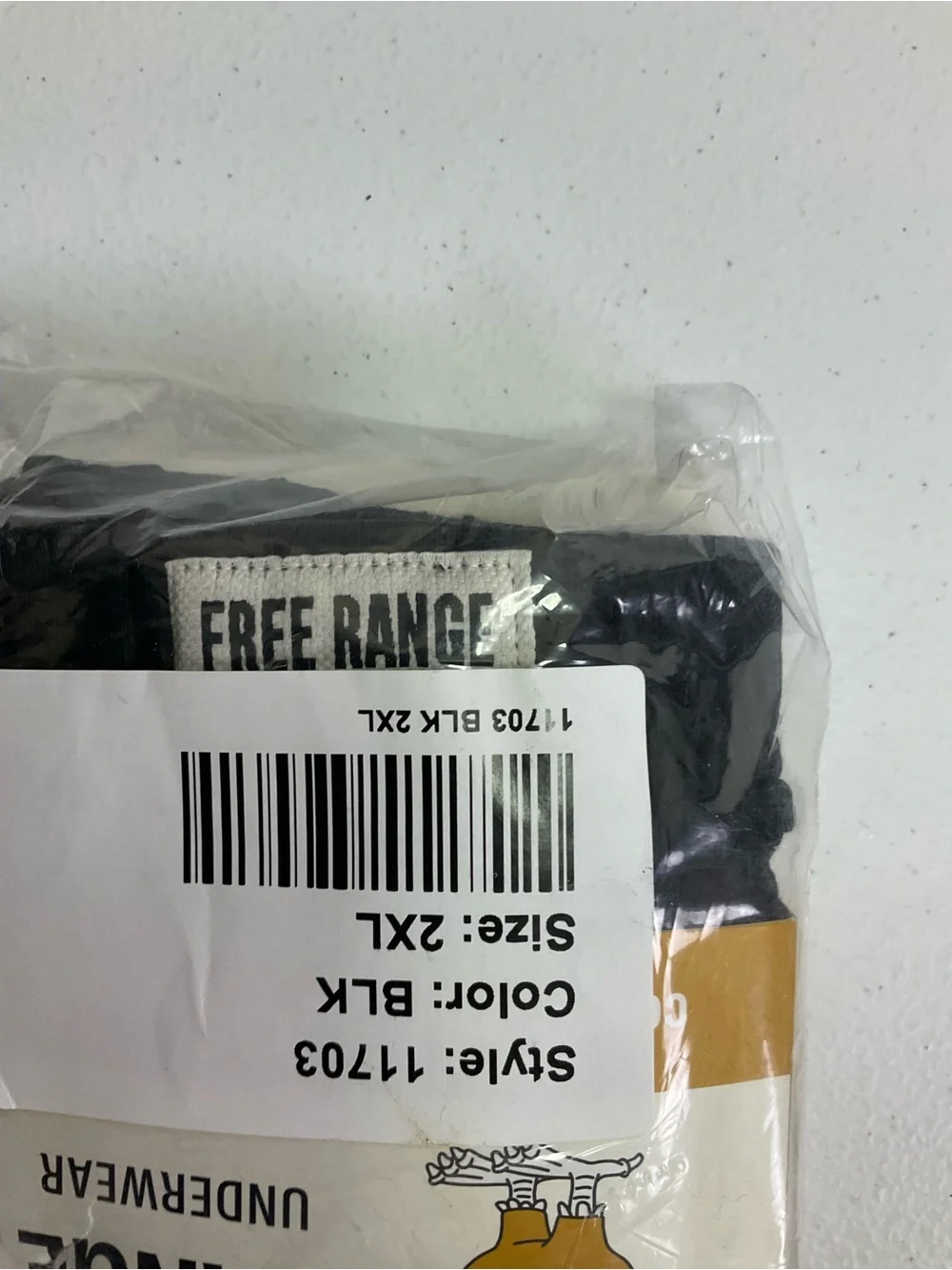 Duluth Trading Co Free Range Boxer- Black (2XL)